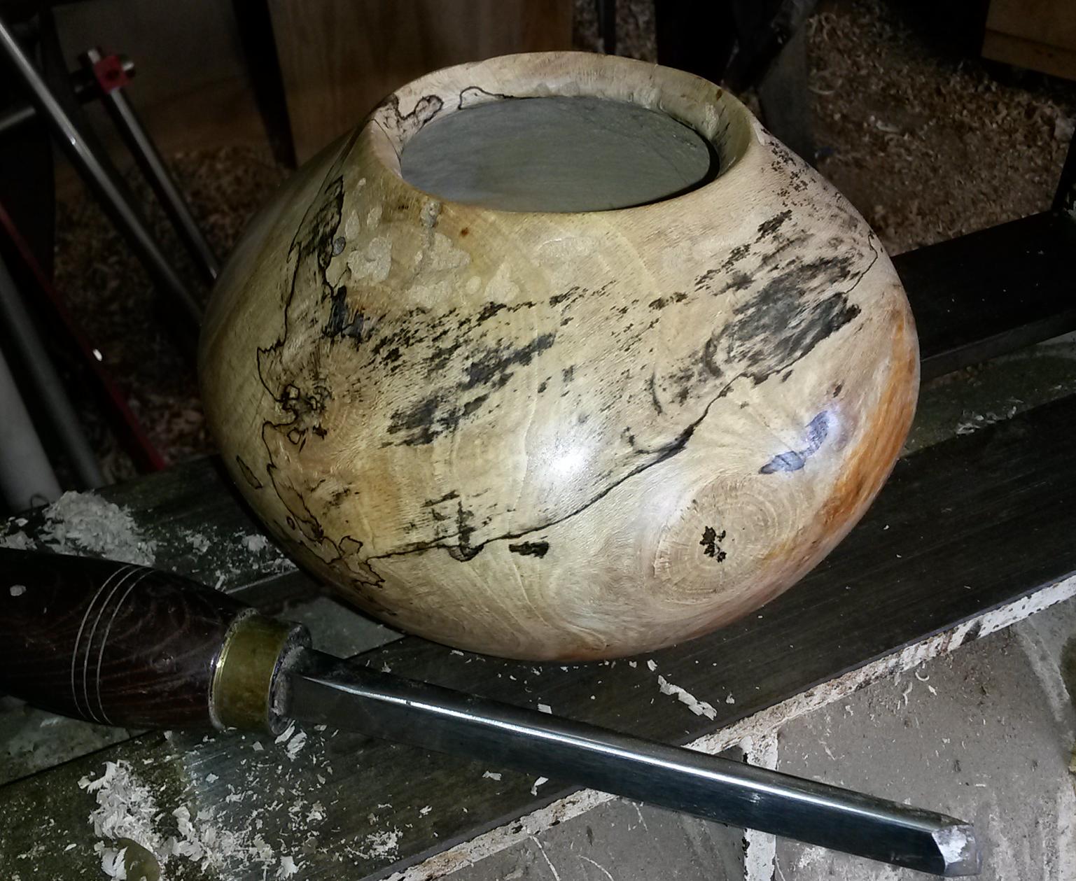 spalted pot